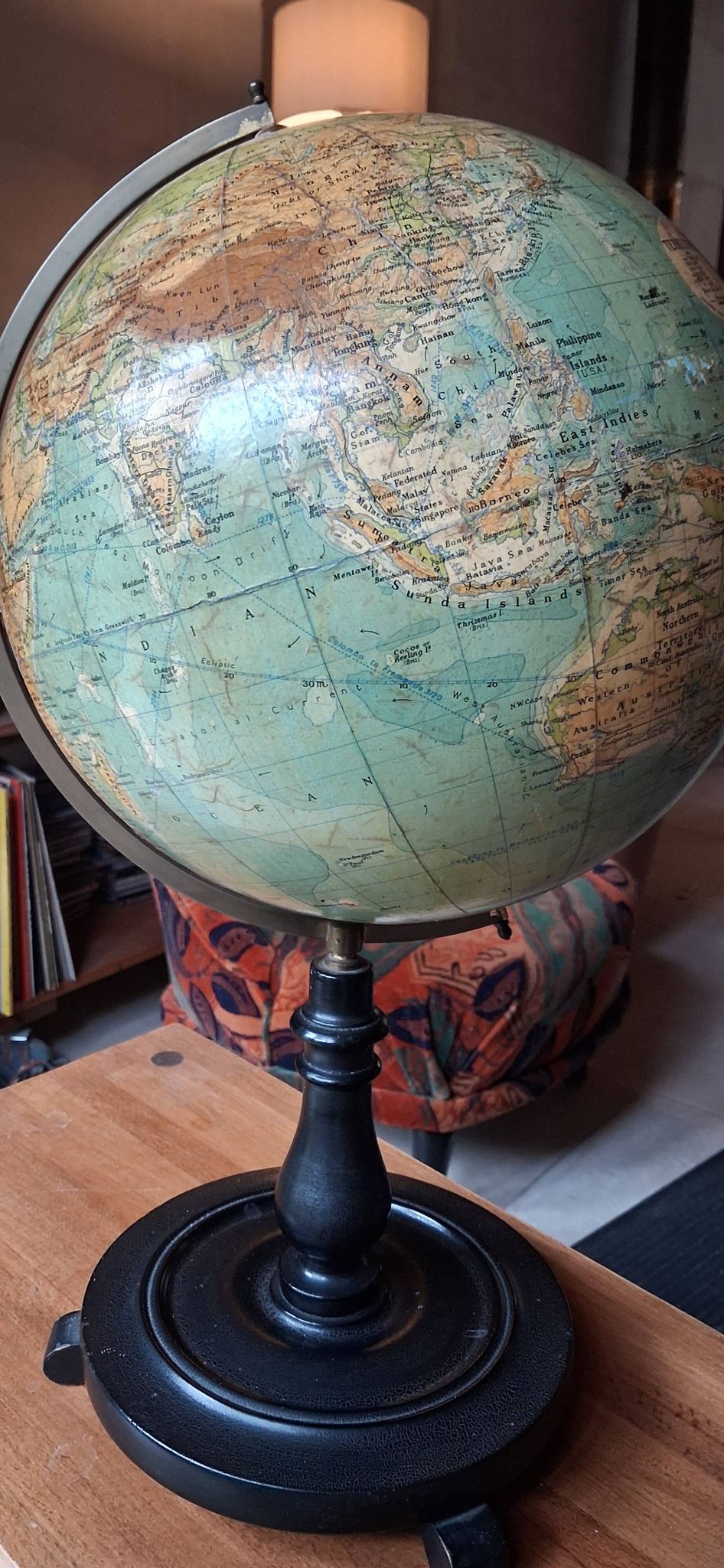 Globe terrestre 12inch après 1924
