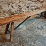 Banc Ancien Rustique en Bois | Style Ferme & Campagne