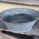 Vintage zinc basin