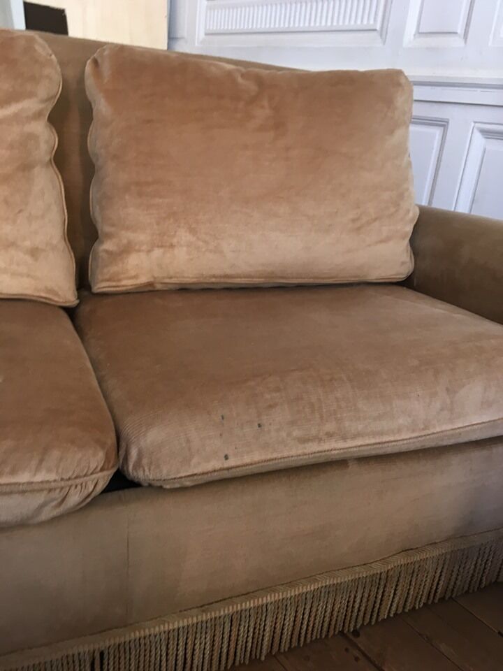 Vintage sofa years 50.60 velvet RAS