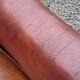 Leather club armchair back mustache from the 30s
