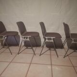 Set of 4 chairs by Giancarlo Piretti for Castelli