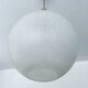 Large vintage glass ball pendant light, 60s