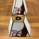 Paire appliques vitrail Art Deco