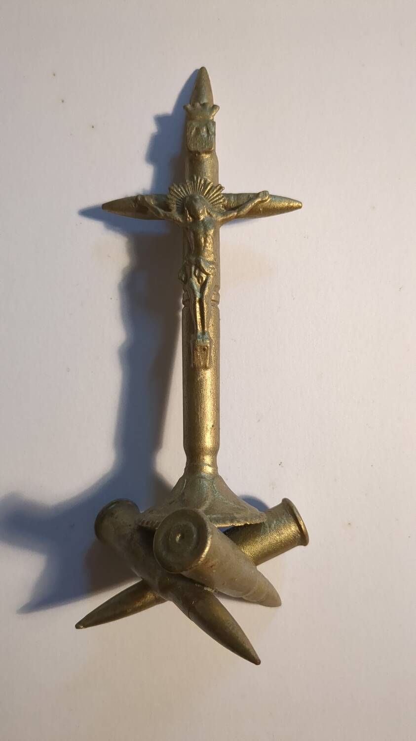 Crucifix artisanat de tranchée, VERDUN