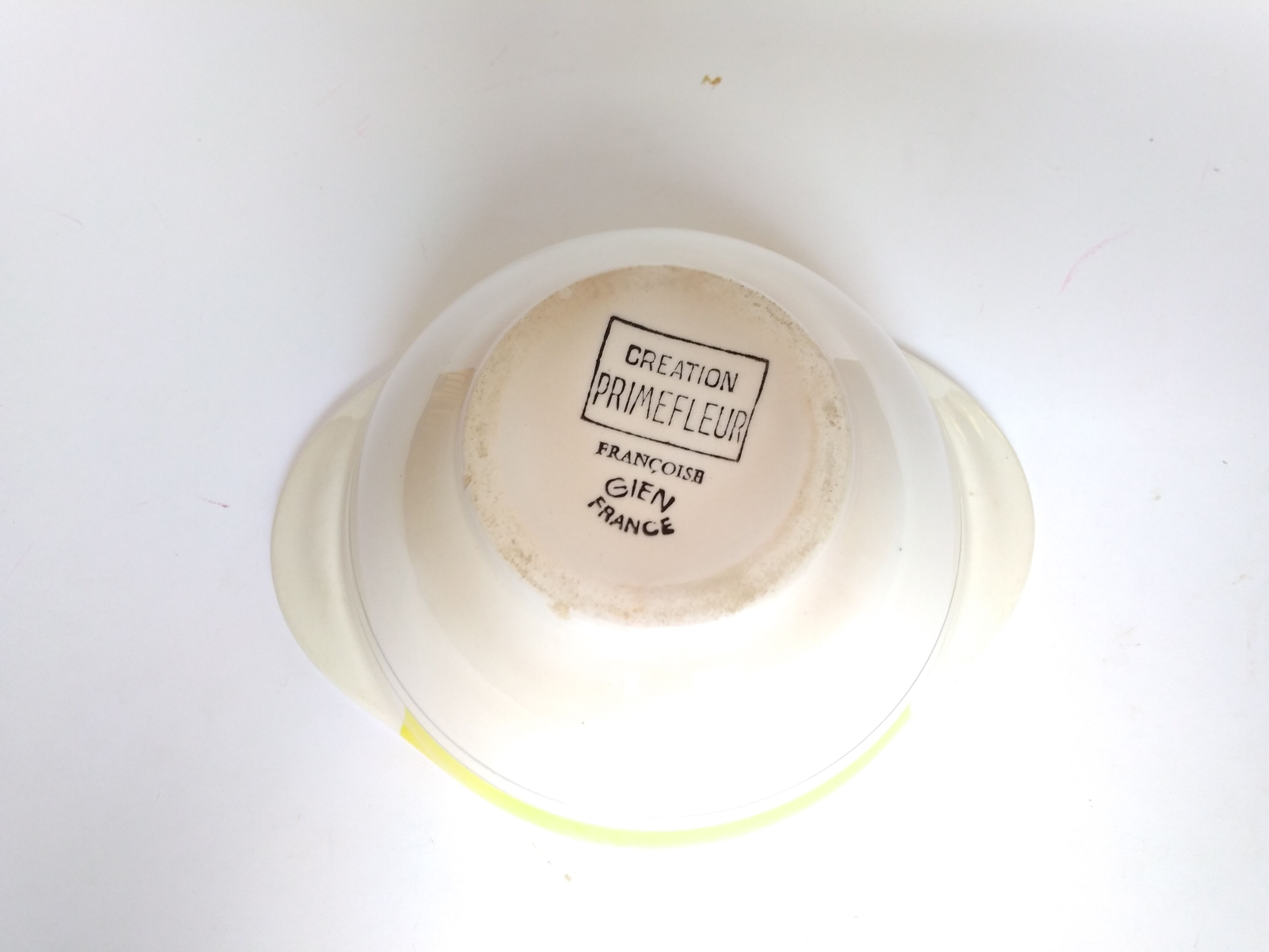 Gien vintage eared bowl