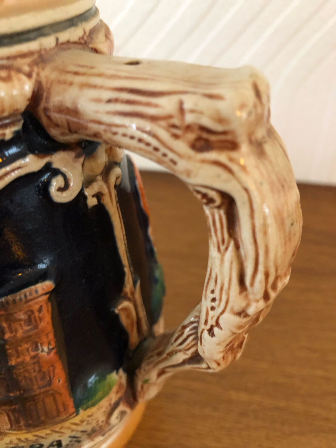 Vintage German ceramic beer mug