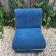 Fauteuil et ottoman années 80