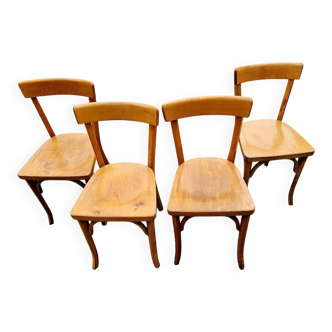 4 chaises Baumann bistrot