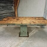 Unique industrial table garden table dining table 90 x 182 cm