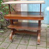 Art Nouveau mahogany serving trolley from the 1900s