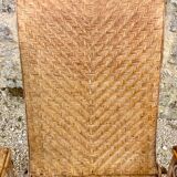 Old rattan chaise longue 20th century