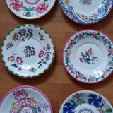 6 dessert plates English porcelain