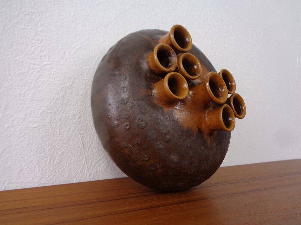 Ceramic Mushroom Vase, 1960s