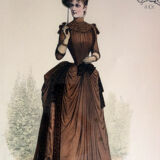Fashion engraving "Nice" circa 1890
