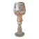 Roemer wine glass in blown enamelled glass, 19th century