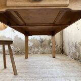 Solid oak farmhouse table 180 cm