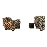 French moustache club chair, 1950s