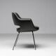 Kilta chairs by Olli Mannermaa in elephant grey, modern Scandinavian mid-century.