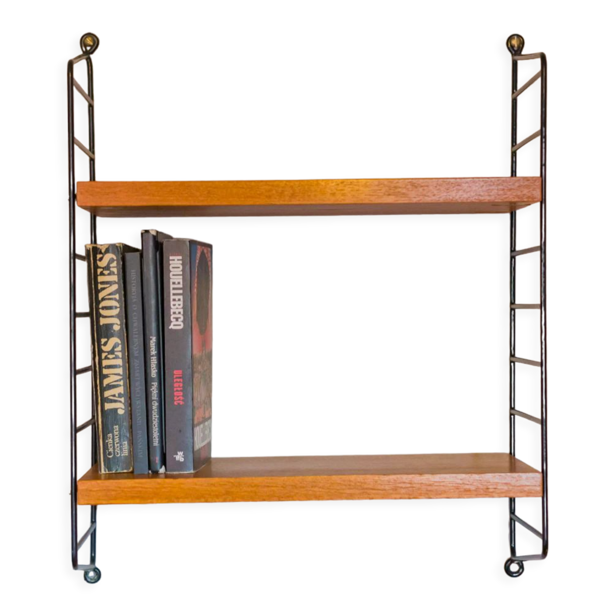 Teak Modular Wall Shelf by Nils Strinning for String, 1960s