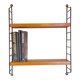 Teak Modular Wall Shelf by Nils Strinning for String, 1960s