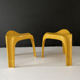 Pair of stools by alexeander begge for casala, 1970