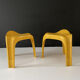 Pair of stools by alexeander begge for casala, 1970