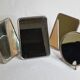 Set of four barber mirrors to be placed or hung
