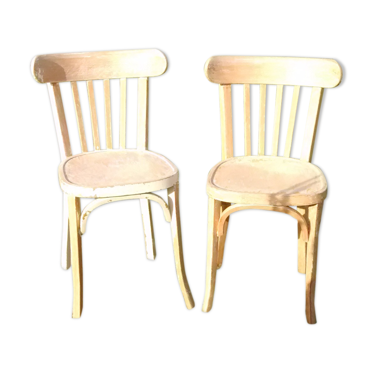 Pair of bistro chairs