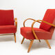 Pair of bentwood armchairs by Jaroslav Šmídek, 1960´s
