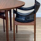 Extendable dining room table and chairs (by Kristian Solmer Vedel)
