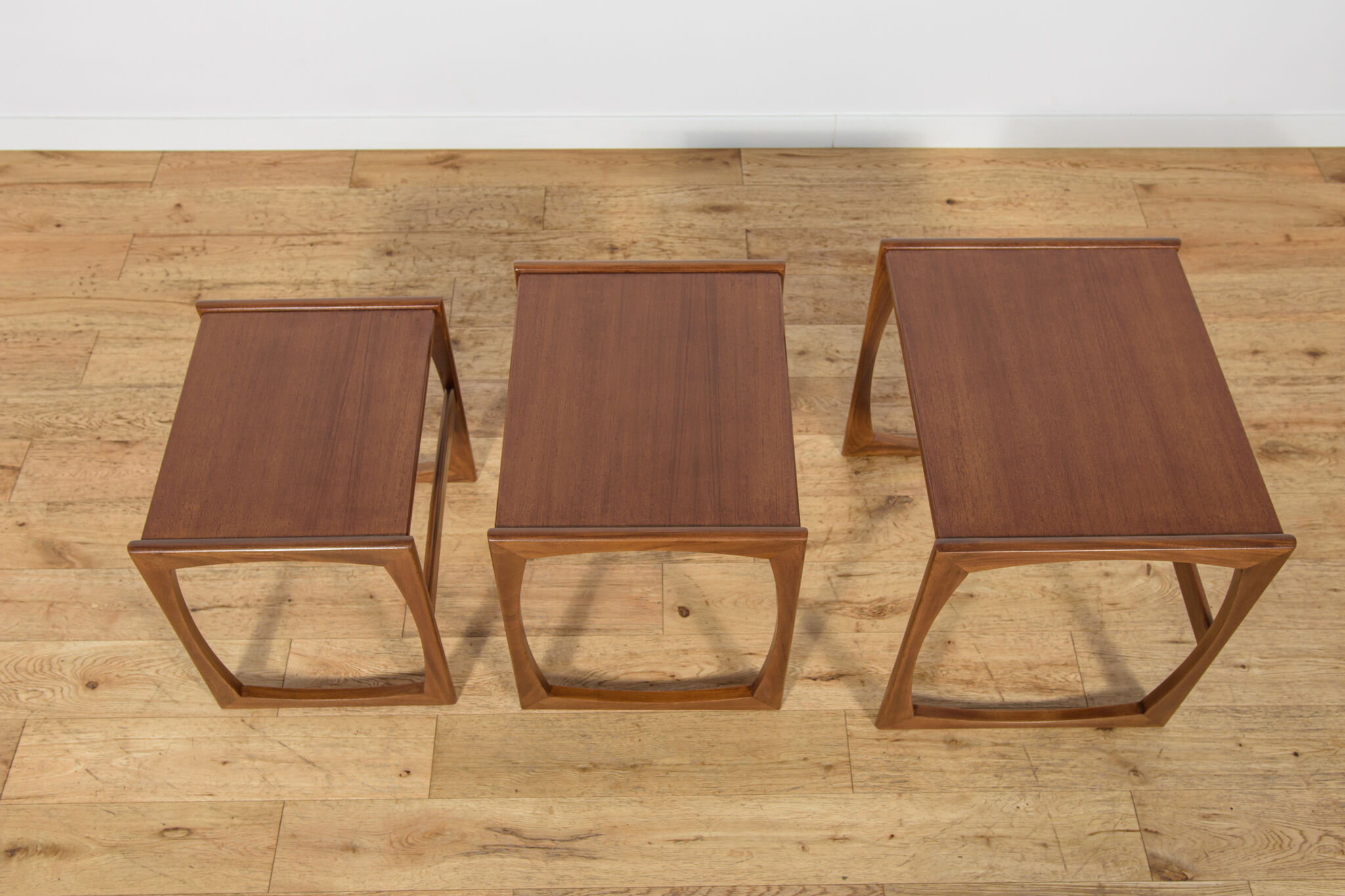 Mid-Century Modern Teak Nesting Tables Designed by R. Bennett for G-Plan, United Kingdom, 1960s