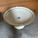 Set of 2 compotier in porcelain of Paris circa 1860