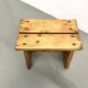 Solid pine stool