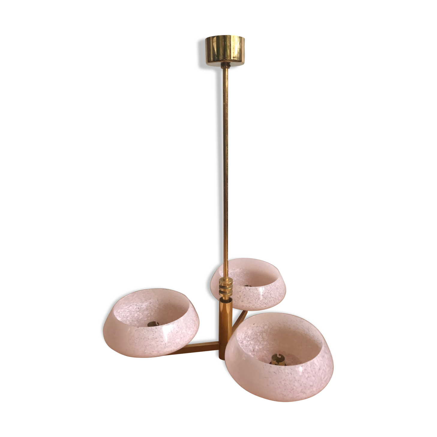 Golden chandelier by Maison Sciolari