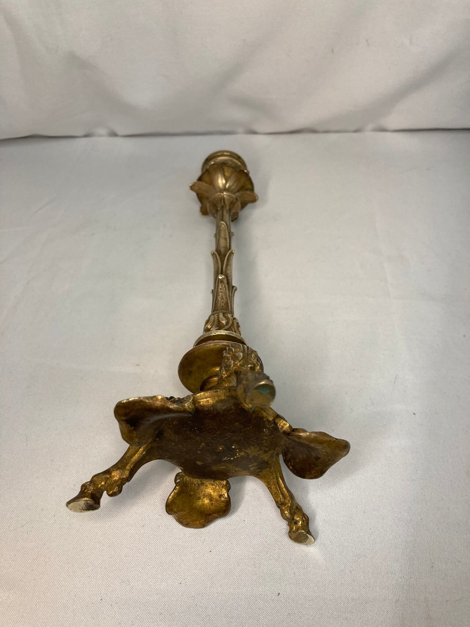 Bougeoir WMF Art Nouveau – Vers 1900, Argenté, Style Arts And Crafts, Hauteur 27 Cm