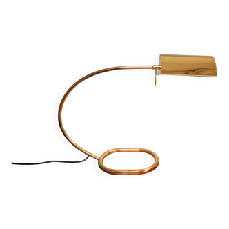 Large brass desk lamp, Cosack Leuchten, 1970s
