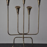 Pair of brass candlesticks