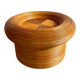 Table basse en rotin « Pencil Reed » de design italien Vivai del Sud