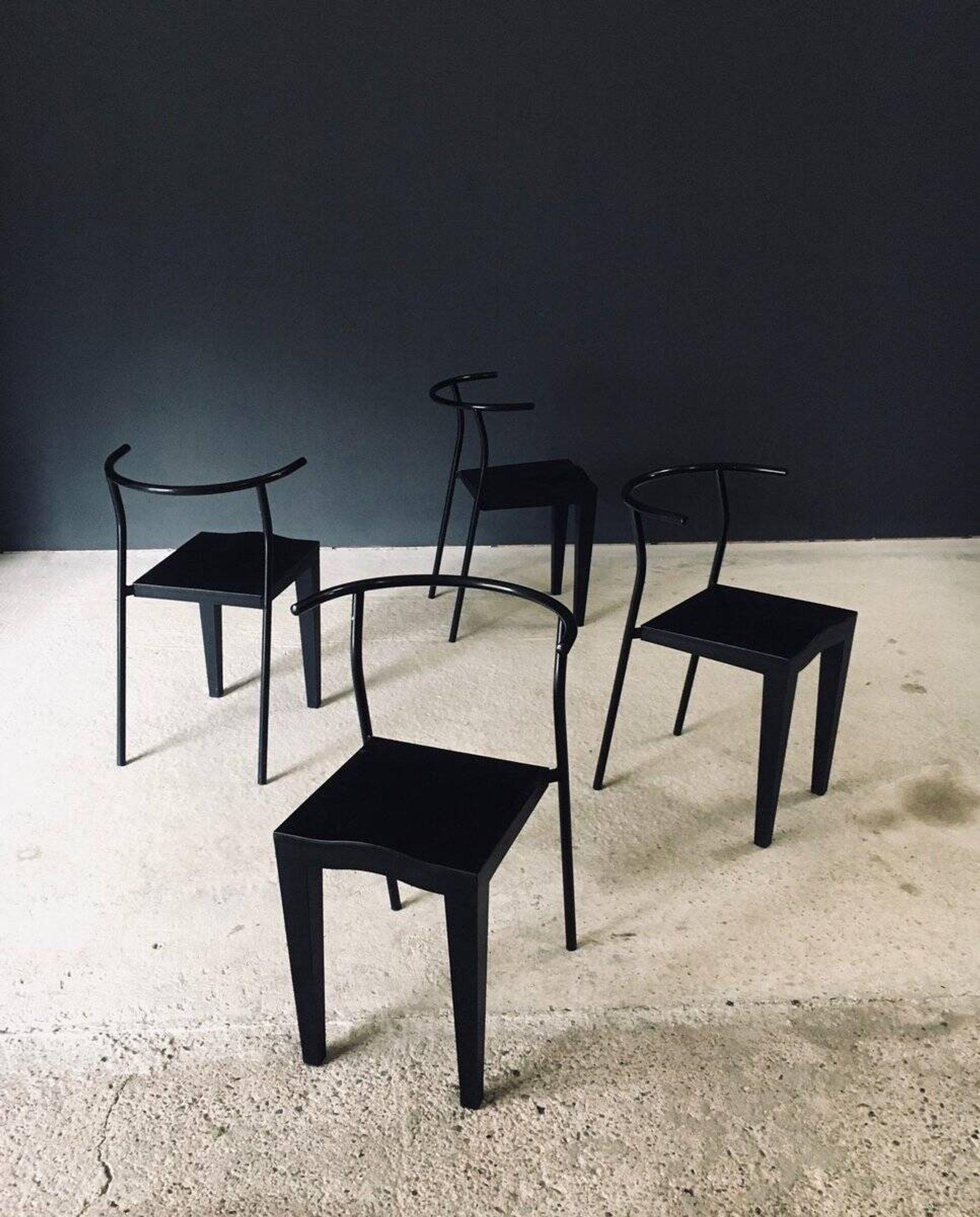 Postmodern Dr. Glob Dining Chairs by Philippe Starck for Kartell, Italy, 1980s, Set of 4