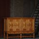 Henning Kjærnulf, enfilade in oak, mid-century Danish, Nyrup Møbelfabrik, 1960s.