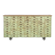 Antique goldsmith's workshop cabinet with 63 drawers (111 x 212cm x 37cm)