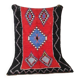 Vintage handmade Boucherouite Berber rug