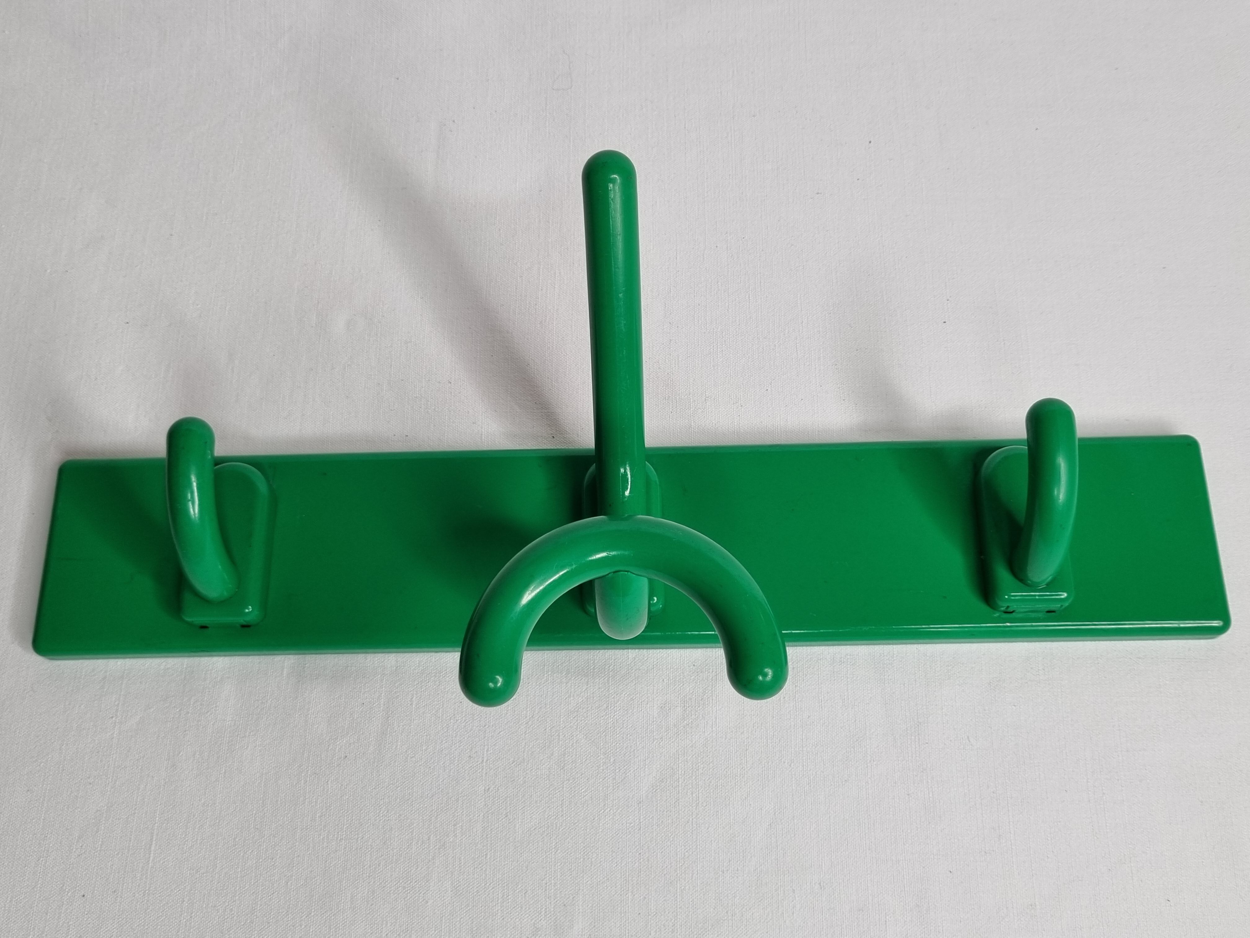 Portemanteau mural modulaire vintage, Minumet Italy, 3 patères