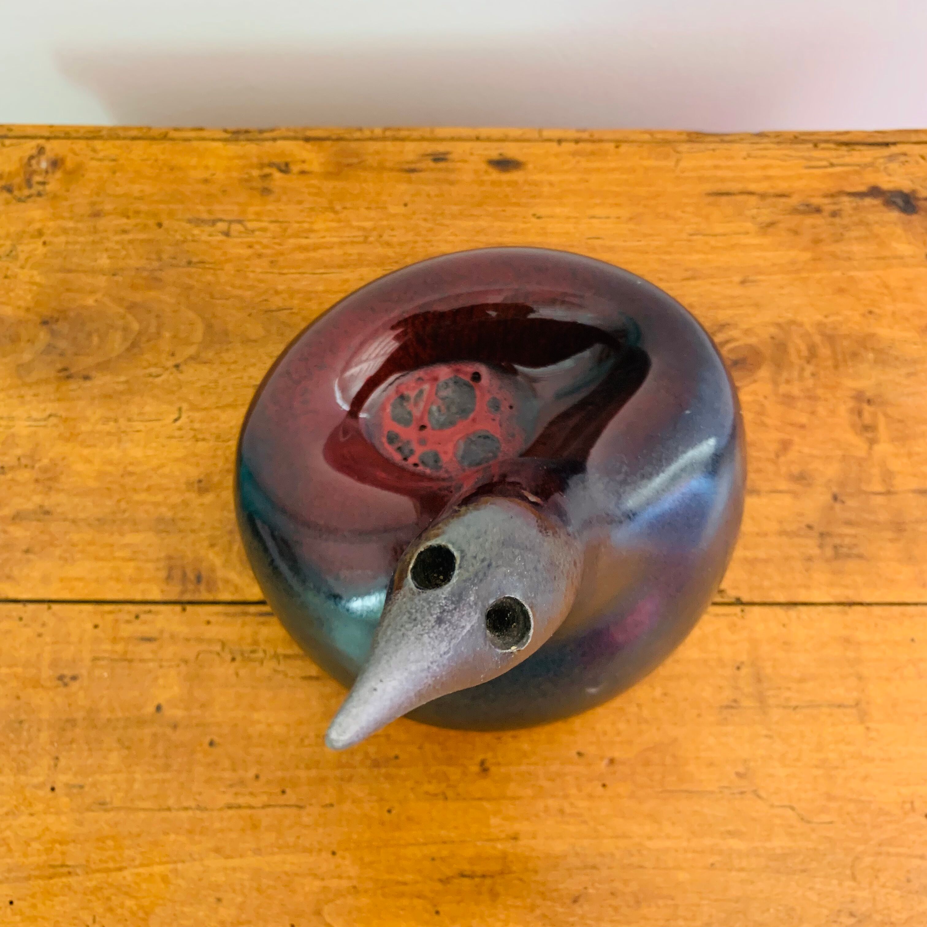 Sea lion-shaped pocket emptier by Alexandre Kostanda Vallauris