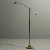 Brass Floor Lamp from Massive, Belgium, 1980s