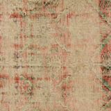 Anatolian handmade vintage rug 278 cm x 196 cm