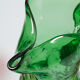 Carafe and 6 zoomorphic glasses in colored molded glass