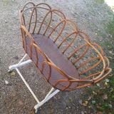 Rattan cradle 60s