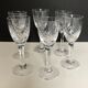 Ensemble de six verres à liqueur en cristal de Lorraine